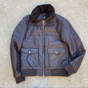 Black Phoenix Flight Leather Jacket